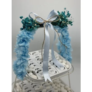 Mirabella Gift Iki Katlı Stand Kare 80 Adet Süslemeli Kız Isteme Çikolatası, Söz Nişan Çikolatası,bebek Çikolatası