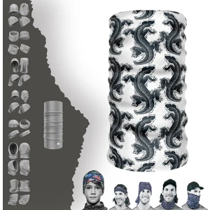 Kertenkele Desenli Boyunluk Maske Baf Bandana