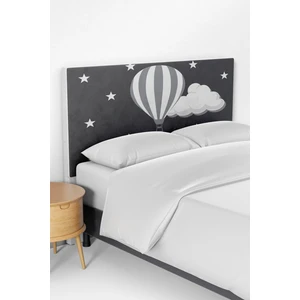Talia Home Gri Balonlar Çocuk Odası Yatak Baza Başlık Kılıfı TLABK-103