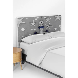 Talia Home Gri Denizyıldızı Çapa Çocuk Odası Yatak Baza Başlık Kılıfı TLABK-090
