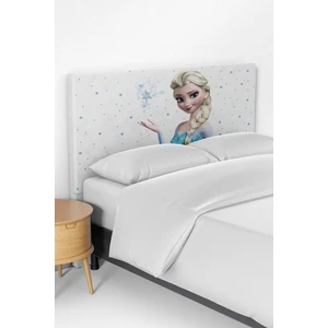 Talia Home Frozen Elsa ve Anna Desenli Çocuk Yatak Baza Başlık Kılıfı TLABK-306