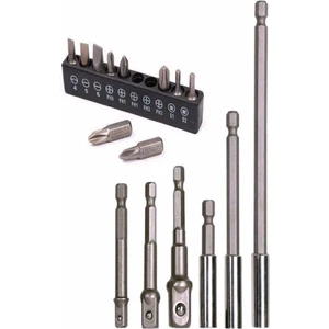 Main Shop 16 Parça Tornavida Ucu Lokma Seti  Uç Bağlantı Adaptör Seti Lokma Bağlantı Bits Uçları