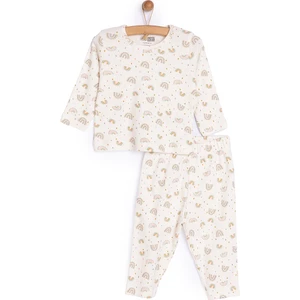 HelloBaby Kaşkorse Gökkuşağı Uzun Kol Pijama Takımı