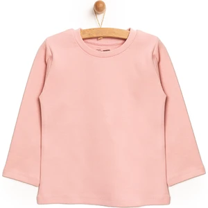 Basic Interlok Uzun Kol Tshirt Kız Bebek
