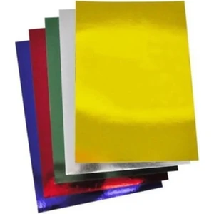 Aynalı Metalik Metalize Fon Kartonu 50X70CM 5 Adet (5 Farklı Renk)