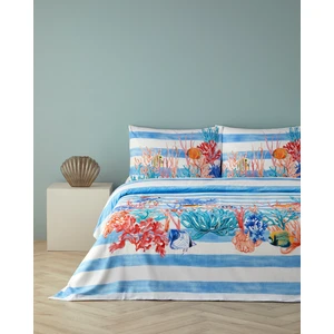 English Home Deep Ocean King Size Nevresim Seti Mavi