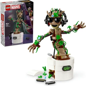 LEGO® Marvel Dans Eden Groot 76297 - 10 Yaş & Üzeri Süper Kahraman Seven Çocuklar için Yaratıcı Oyuncak Yapım Seti (459 Parça)