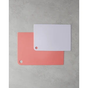 English Home Cutme Plastik 2'li Kesme Tahtası 27-34 cm Lila - Pembe
