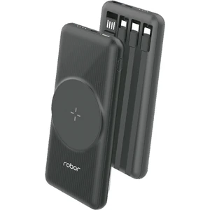 R712 Taşınabilir 10.000 mAh Powerbank - Entegre Kablolu ve Kablosuz Şarj Desteği