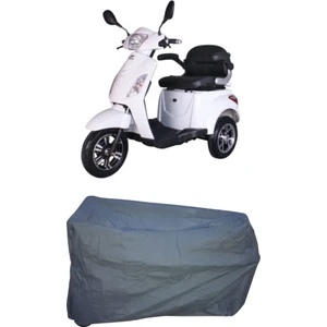 Kuba Estima 3 Tekerlekli Elektrikli 1 Kişilik Motor Brandası Su Geçirmez Motosiklet Örtüsü
