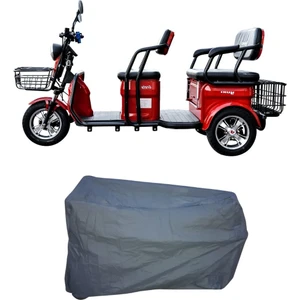 Motolux Fayton FX11 3 Tekerlekli 3 Kişilik Motor Brandası Su Geçirmez Motosiklet Örtüsü