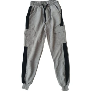 5-16 Yaş Kargo Cepli Erkek Kız Çocuk Eşofman Altı, Bel Lastikli , Paça Ribanalı , Jogger