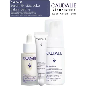 Vinoperfect Leke Bakım Seti -9 | Gece & Göz Kremi & Temizleme Peeling Köpük  Boy