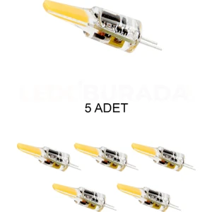 CT-4252 Kapsül Ampul 4W Beyaz Işık G4 Duy - 5’li Paket