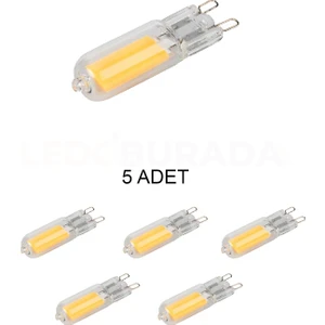 CT-4222 Kapsül Ampül 7W Beyaz Işık G9 Duy - 5’li Paket