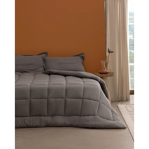 Madame Coco Bobigny Tek Kişilik Pamuklu Supersoft Comfort Set - Antrasit