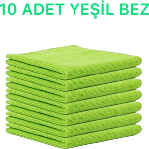 MCK Plus Mikrofiber Temizlik Bezi 10'lu 40X40 Mutfak Yer Banyo Temizleme Bezi Havlu Bez