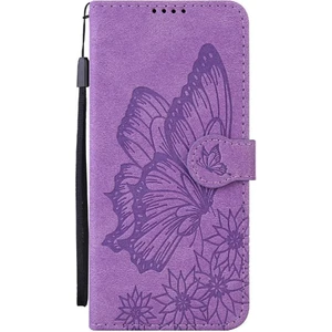 Colorful Shop IPhone 16 Için Flip Case Pro Max Manyetik Closu Cüzdan Büyük Kelebek Pu (Yurt Dışından)