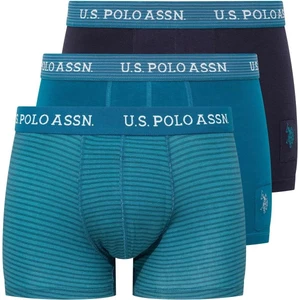U.S. Polo Assn. Erkek Modal 3'lü Erkek Boxer %47 Modal %47 Pamuk %6 Likra