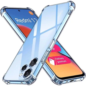 Xiaomi Redmi 12 Uyumlu Şeffaf Silikon Kılıf Darbe Önleyici Köşe ve Kamera Korumalı Yüksek Koruma