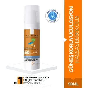 La Roche-Posay Anthelios Baby Milk Spf50+ Güneş Koruyucu Losyon 50 ml- Hassas Bebek Cildi
