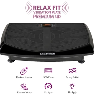 Fit Premium 4d-7in1 Vibration Plate Titreşimli Spor Egzersiz Fitness Aleti Cihazı