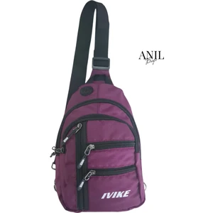 Anıl Bags Keten Kumaş Kulaklı ve USB Çıkışlı, Askılı Çapraz Göğüs, Omuz ve Bel Çantası Çok Fonksiyonlu
