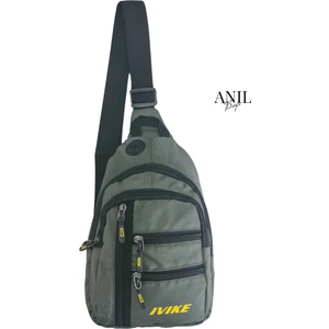 Anıl Bags Keten Kumaş Kulaklı ve USB Çıkışlı, Askılı Çapraz Göğüs, Omuz ve Bel Çantası Çok Fonksiyonlu