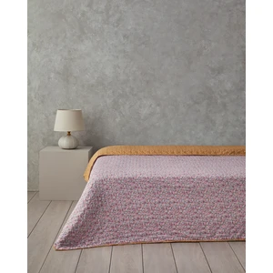 English Home Chamomile Cluster Tek Kişilik Çok Amaçlı Örtü Pembe