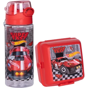 Hot Wheels 500 ml Matara-Suluk ve Beslenme Kutusu