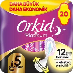 Platinum Gece Ekstra Plus (Boy 5) 20 adet Hijyenik Ped