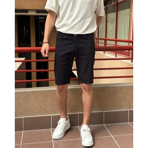 Erkek, 5 Cep, Duble Paça, Rengi Solmaz, Pamuklu Gabardin Şort 24INP151