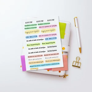 Olumlama Sticker Set 26 Adet Çıkartma,Motivasyon