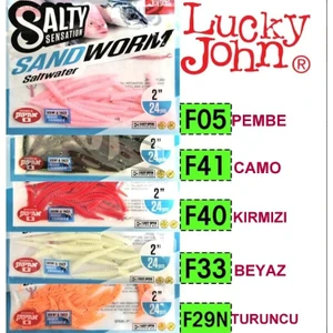Lucky John Sandworm 5cm 24PC Lrf Silikonu