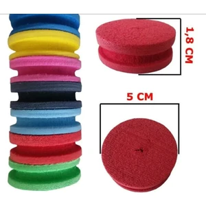 Port Fish Takım Sarma Süngeri 10 Lu Paket 5 cm Küçük Boy