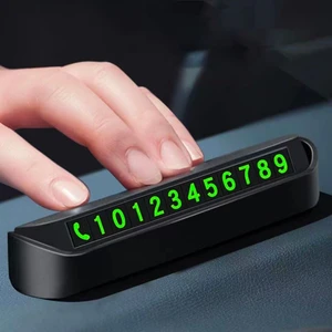 Buffer® Pratik Fosforlu Telefon Numarası Yazmak Için Araç Içi Oto Numaratör Numaralık