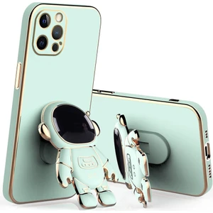 Tecno Spark 20 Pro Kılıf ile Uyumlu Astronot Standlı Silikon Sevimli Kılıflar, Tecno Spark 20 Pro Telefon Kılıfı Funda Ince Kaplama Kamera Koruması Darbeye Dayanıklı Tampon Kapağı (Yurt Dışından)