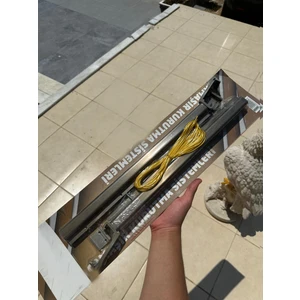 Çamaşırlık 65X25 Balkon Tipi Parlak Bronz Eloksal
