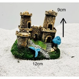 Canlı Petshop Akvaryum Dekor Üçlü Kule