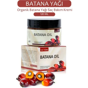 %100 Organik Batana Yağı Saç Bakım Kremi 120 ml - Organic Batana Oil Hair Care Cream