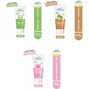 Cire Aseptine Soft Prebiyotik Karma Set Aloevera,avakado,gül El,yüz ve Vücut Kremi 200 ml