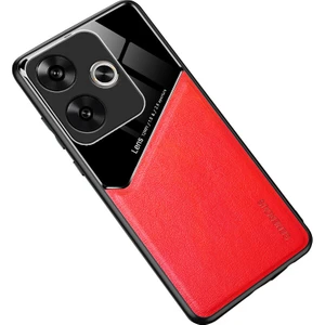 LR Joyful Xiaomi Poco F6 5g Pu+Tpu+Pc Telefon Kapağı Desteği Manyetik Araç Montajı (Yurt Dışından)