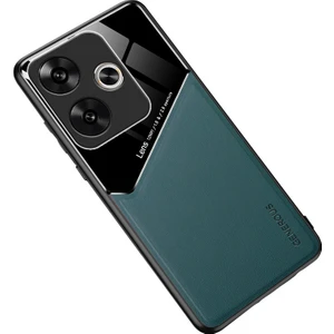 LR Joyful Xiaomi Poco F6 5g Pu+Tpu+Pc Telefon Kapağı Desteği Manyetik Araç Montajı (Yurt Dışından)