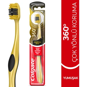 360 Charcoal Gold Çok Yönlü Koruma Yumuşak Diş Fırçası
