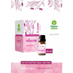 Dr. Lavender Saf Adaçayı Uçucu Yağı Saç, Cilt Bakım ve Difüzör, Buhurdanlık Yağı Aromaterapi Serisi 10 ml