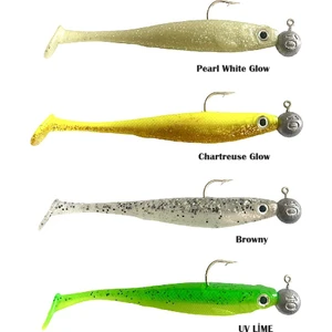 Mister Shad 10CM + Jig Head 16GR  Modifiyeli Hazır Silikon Yapay Yem