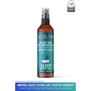 Uyku ve Yastık Spreyi Okaliptus, Nane, Biberiye Rahatlatıcı Uyku ve Dinlenme Spreyi 50 ml