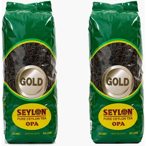 Seylon Çay 500 gr Seylon Opa Gold 100% Saf Ceylon Tea 2 Adet İthal Seylan Sri Lanka Kaçak Siyah Yaprak Çayı.