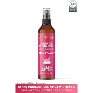 Bebek Pudrası Uyku Ve Yastık Spreyi Rahatlatıcı Uyku Ve Dinlenme Spreyi Sleep And Pıllow Spray 50ml