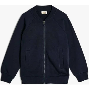 5WKB10006TK Koton Erkek Çocuk Sweat Lacivert